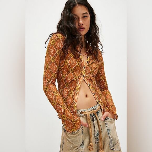 Free People Caught A Feeling Cardi - Picture 1 of 9